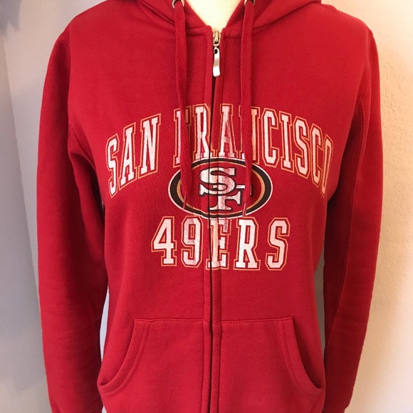 NFL Tops Nfl Team Apparel San Francisco 49ers Zipup Hoodie